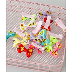 Babyhug Bow & Butterfly Clips Pack of 16 - Multicolor