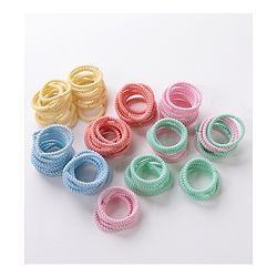 Babyhug Rubber Bands and Scrunchies Pack of 100 - Multicolour
