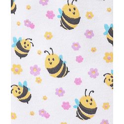 Babyhug Full Length Diaper Pants Bee Print Pack of 3 - Multicolour