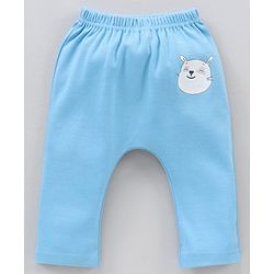 Babyhug Cotton Knit Full Length Striped Pack Of 3 - Blue Orange