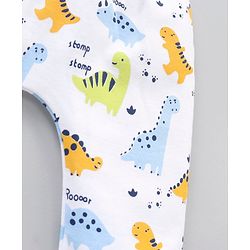 Babyhug Cotton Knit Full Length Striped Pack Of 3 - Green