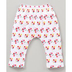 Babyhug Full Length Diaper Pants Multiprint Pack of 3 - Multicolor