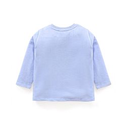 Babyhug Cotton Full Sleeves Looper Fabric Checks & Car Print T-Shirt - Blue