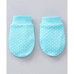 Babyhug 100% Cotton Mittens Striped & Floral Print Pack Of 5 - Multicolor