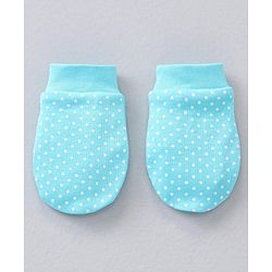Babyhug 100% Cotton Mittens Striped & Floral Print Pack Of 5 - Multicolor
