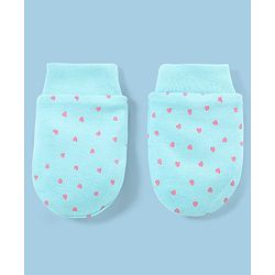 Babyhug 100% Cotton Mittens Star Print Pack Of 5 - Multicolour