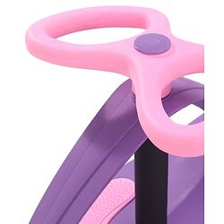 Babyhug Champion Kids Swing Car With LED Wheels - Purple Pink