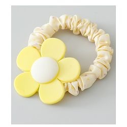 Babyhug Rubber Bands & Scrunchies Sets Pack of 10 - Yellow & Dark Pink