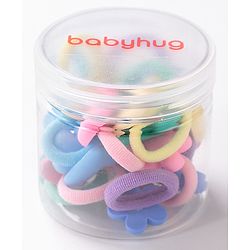 Babyhug Rubber Bands Sets Pack Of 20 - Multicolor
