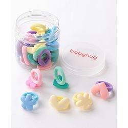 Babyhug Rubber Bands Sets Pack Of 20 - Multicolor