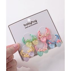 Babyhug Strawberry Rubber Bands Pack Of 10 -  Multicolor