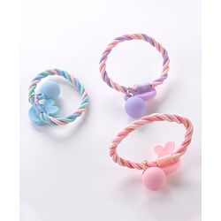 Babyhug  Free Size Fruits Rubber Bands Set of 5 -  Multicolor