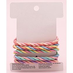 Babyhug  Free Size Fruits Rubber Bands Set of 5 -  Multicolor