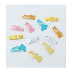 Babyhug Free Size Hair Clips Pack of 12- Multicolor