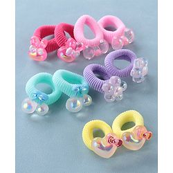 Babyhug Rubber Bands & Scrunchies Sets Pack of 5 - Multicolour