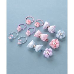 Babyhug Hair Bands & Hair Pins Pack of 12 - Multicolor