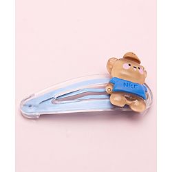 Babyhug  Free Size Bear Hair  Clips & Bow Rubber bands Sets of 9 - Multicolor