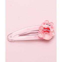 Babyhug  Free Size Bear Hair  Clips & Bow Rubber bands Sets of 9 - Multicolor