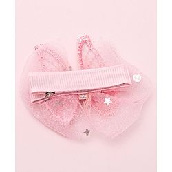 Babyhug  Free Size Bear Hair  Clips & Bow Rubber bands Sets of 9 - Multicolor