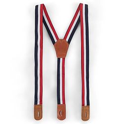 Babyhug Full Length Trouser with Suspenders - Navy Blue