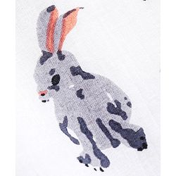 Babyhug 100% Cotton Woven Full Sleeves Rabbit Print Kurta and Dhoti Set - Off White & Cream