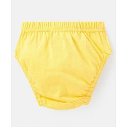 Babyhug 100% Cotton Antibacterial Fruit Printed Panties Pack of 5 - Pink Yellow & Blue
