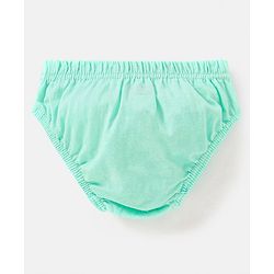 Babyhug 100% Cotton Antibacterial Fruit Printed Panties Pack of 5 - Pink Yellow & Blue