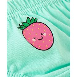 Babyhug 100% Cotton Antibacterial Fruit Printed Panties Pack of 5 - Pink Yellow & Blue