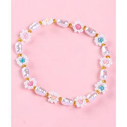 Babyhug Free Size Necklace & Bracelets Floral Design-Multicolor