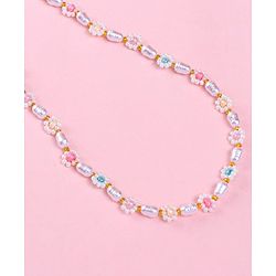 Babyhug Free Size Necklace & Bracelets Floral Design-Multicolor