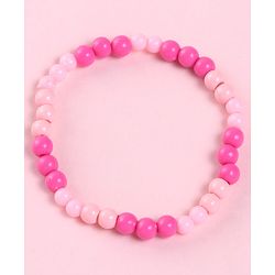 Babyhug Butterfly Charms With Tassel  Neck Piece & Bracelets - Pink