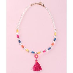 Babyhug  Bead With Tassel  Neck Piece  - Multicolour