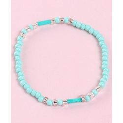 Babyhug  Flower Charm With Chain Neck Piece & Bracelets - Blue