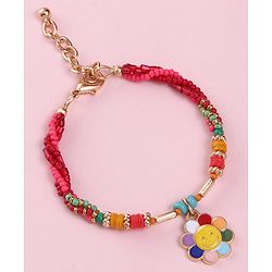 Babyhug Neck Piece & Bracelets Set - Multicolor