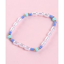Babyhug  Flower Beads With Chain Neck Piece & Bracelets - Multicolour