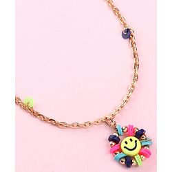 Babyhug Free Size Neck Piece & Bracelet Set- Multicolor