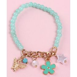 Babyhug Free Size Neck Piece & Bracelet Set- Mint Green