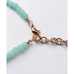 Babyhug Free Size Neck Piece & Bracelet Set- Mint Green