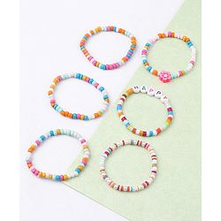 Babyhug Beads Bracelets Pack Of 6  - Multicolor