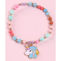 Babyhug Free Size Neck Piece & Bracelet Set- Multicolor