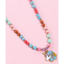Babyhug Free Size Neck Piece & Bracelet Set- Multicolor