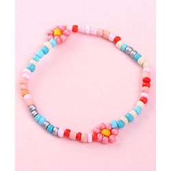 Babyhug Free Size Neck Piece & Bracelet Set- Multicolor
