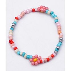 Babyhug Free Size Neck Piece & Bracelet Set- Multicolor
