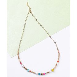 Babyhug Free Size Neck Piece & Bracelet Set- Multicolor