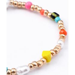 Babyhug Free Size Neck Piece & Bracelet Set- Multicolor