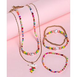 Babyhug Necklace & Bracelet Free Size - Multicolour