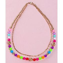 Babyhug Free Size Neck Piece & Earrings Set- Multicolor