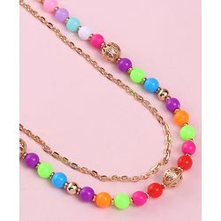 Babyhug Free Size Neck Piece & Earrings Set- Multicolor