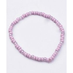 Babyhug Free Size Neck Piece & Bracelet Set- Purple