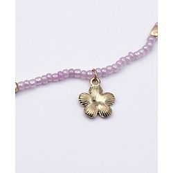 Babyhug Free Size Neck Piece & Bracelet Set- Purple